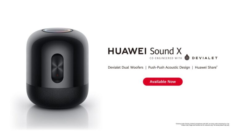 Huawei Sound X – Premium Dual-Subwoofer, Bluetooth Speaker, now in Pakistan